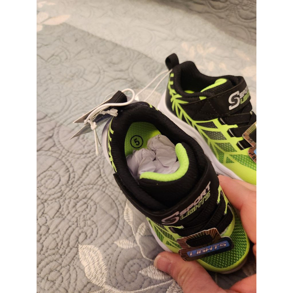 Sport by Skechers Jayden Toddler Boys Light-Up Sporty Sneakers Size 5T - Picture 3 of 7